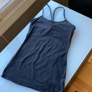 Lululemon Black Power Y tank